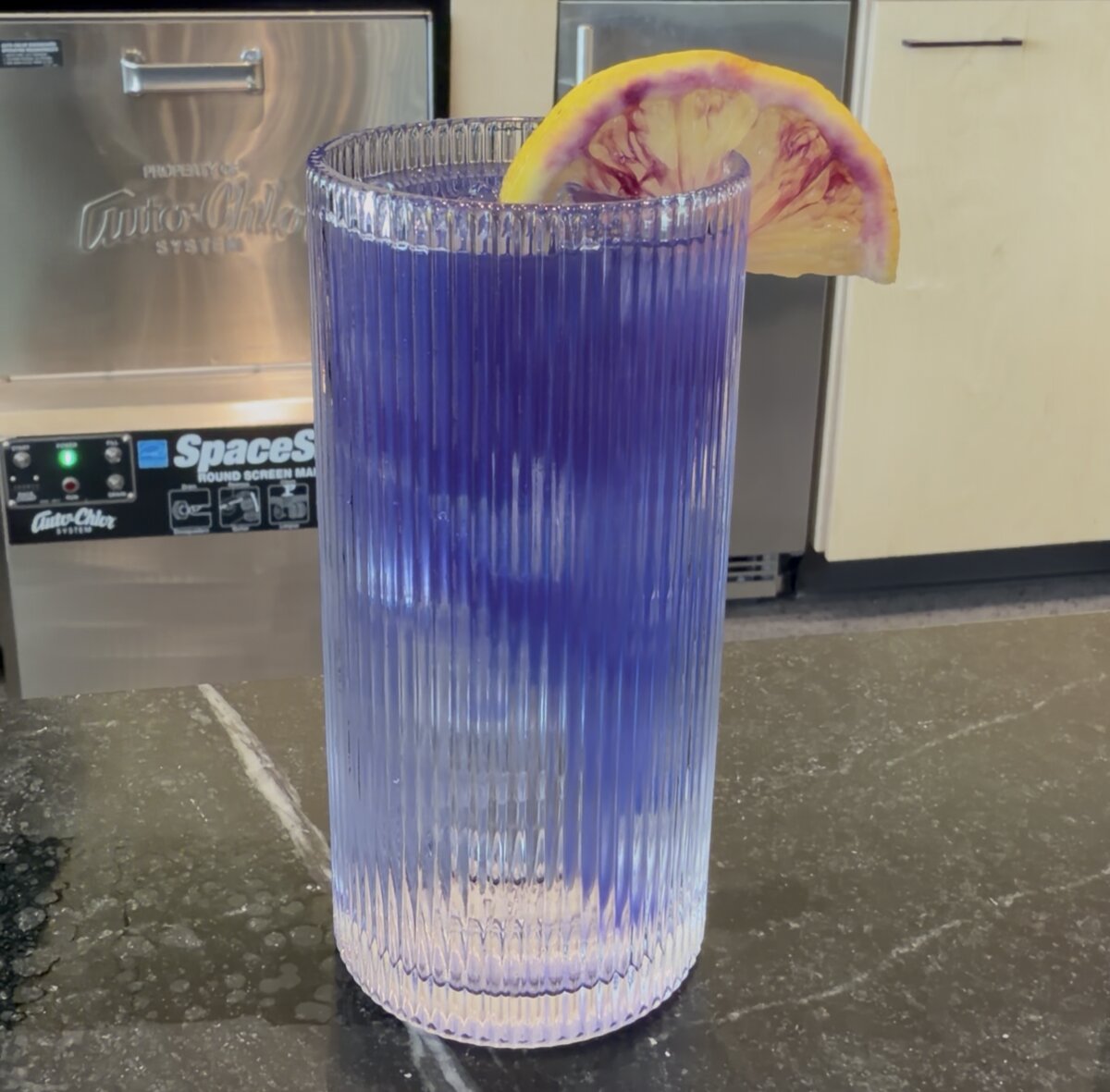 0,25 Blu Spritz drink
